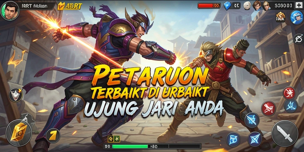 Tangkapan layar menunjukkan aksi pertarungan seru di 5RT.