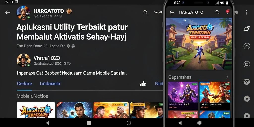 Tampilan utama HARGATOTO dengan fitur pengelolaan tugas yang intuitif.