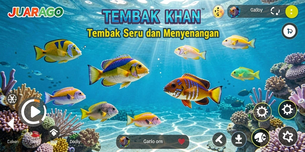 Screenshot JUARAGO menunjukkan saat menangkap ikan besar.