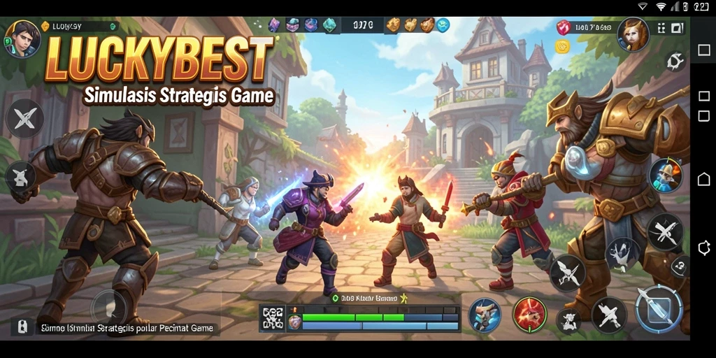 Tampilan gameplay seru dan dinamis dari LUCKYBEST.