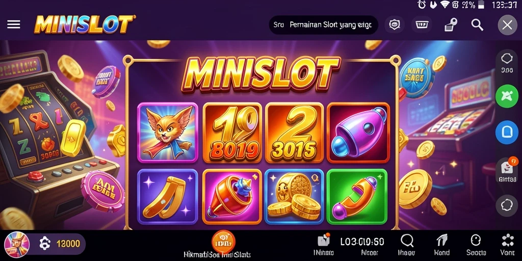 Tampilan menarik dari gameplay MINISLOT yang mengasyikkan.