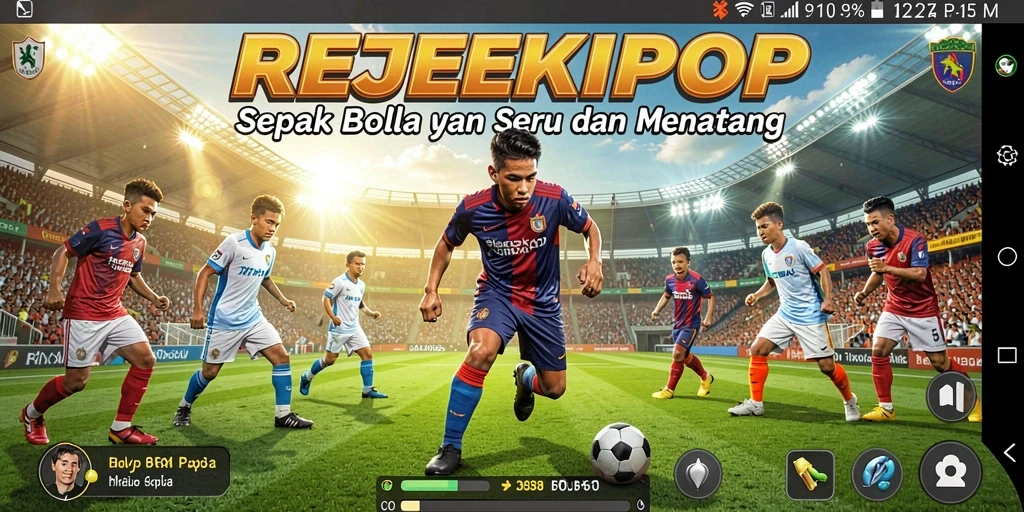 Tampilan gameplay yang menegangkan dalam REJEKIPOP.