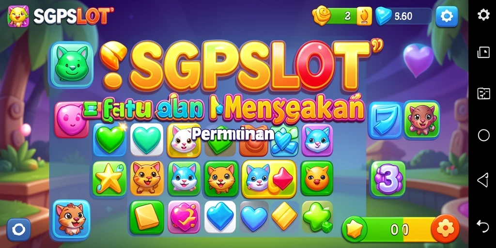 Screenshot dari gameplay <strong>SGPSLOT</strong> yang menampilkan keseruan mencocokkan simbol.