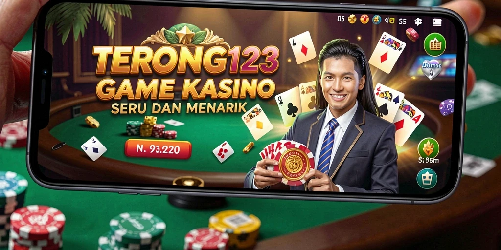 Screenshot TERONG123 menunjukkan antarmuka permainan Kasino yang menawan dan interaktif.