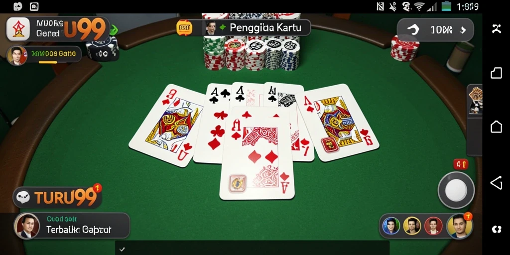 Tampilan gameplay TURU99 yang mengasyikkan dan interaktif.